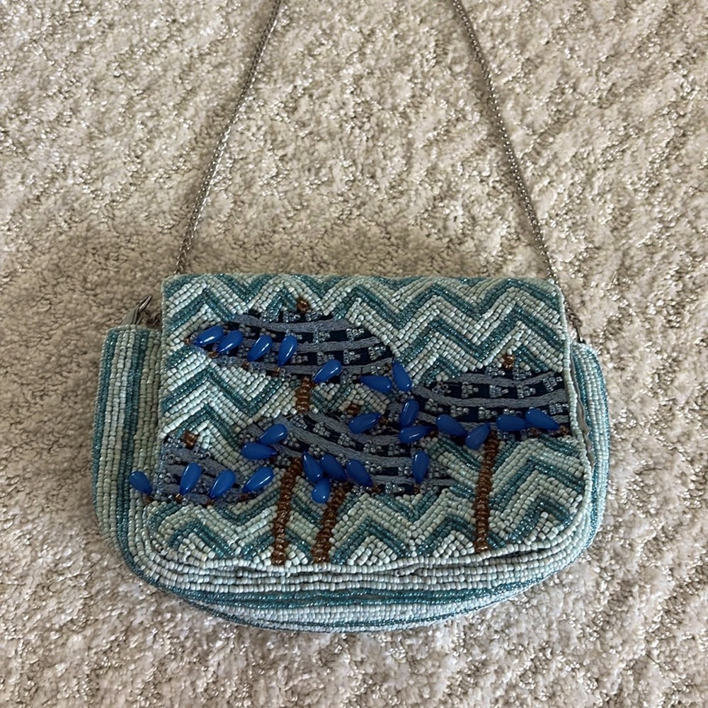 Ibiza style beaded bag